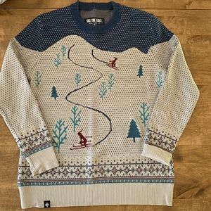 Ski The East Women’s Powder Day Shredder Sweater size L